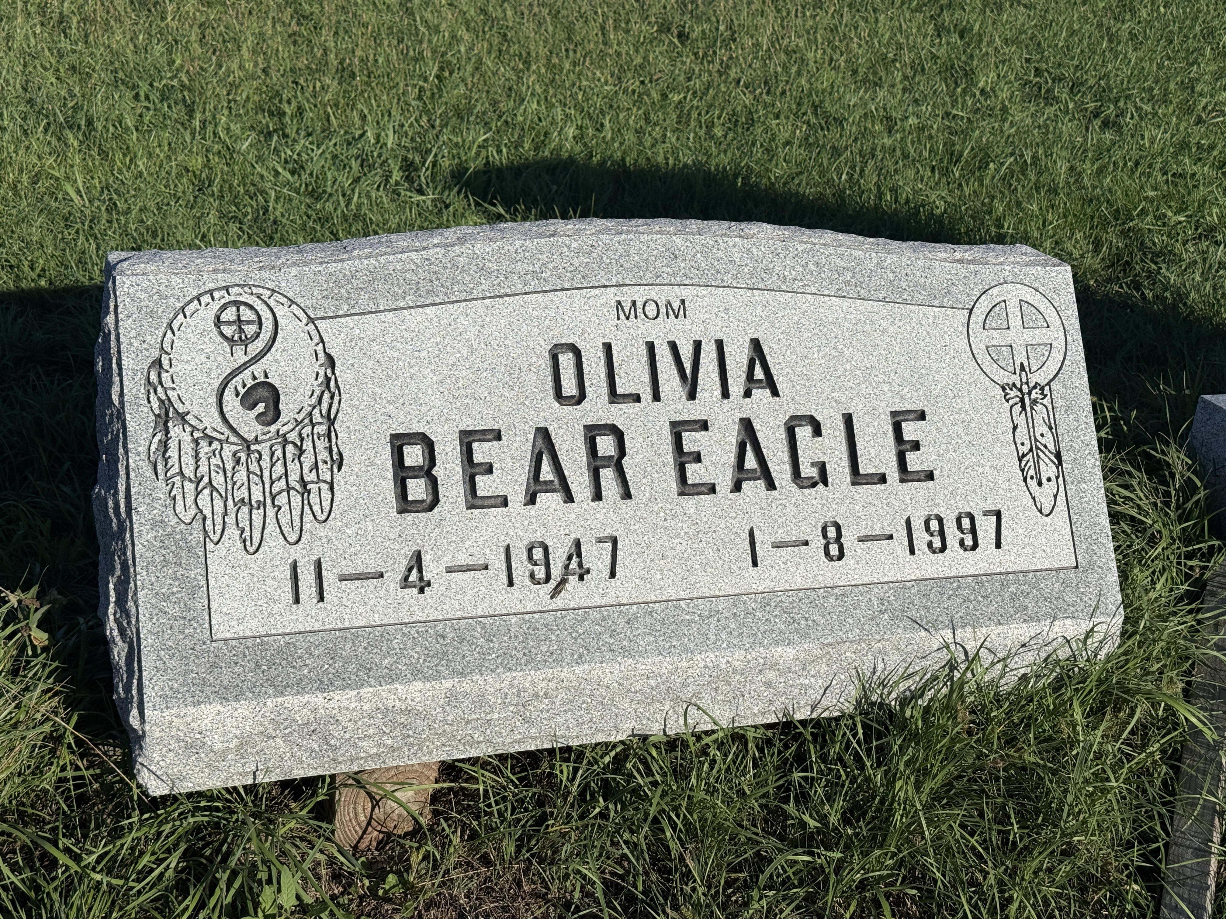Custom granite memorial example 2